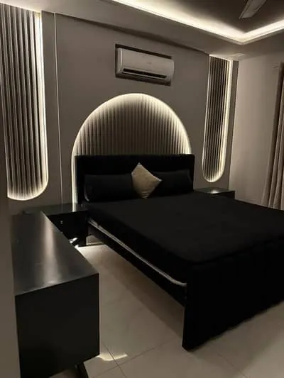 Interior living space of 10 Marla Ultra Modern Double Heighted